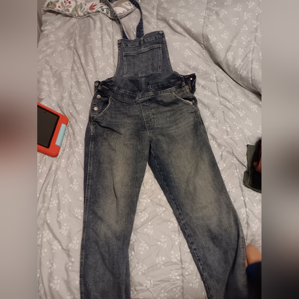 Old Navy Women's Denim Overalls - Faded Blue